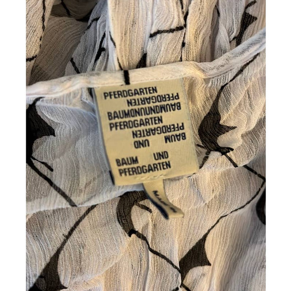 Baum Und Pferdgarten Axelle Georgette Midi Dress Size 40 US 8 MISSING SLIP - Picture 5 of 6